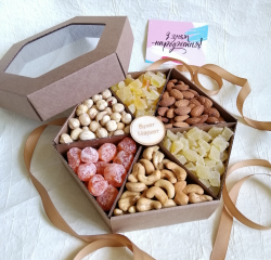 Подарочная коробка с орехами - Подарункова коробка з горіхами №507