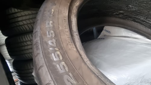 Комплект шин 255 45 R19 Continental ContiSportContact5 seal 7-8мм. 18г 23гОстаток 90%