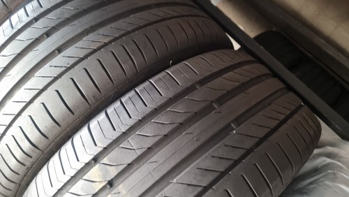 Комплект шин 255 45 R19 Continental ContiSportContact5 seal 7-8мм. 18г 23гОстаток 90%