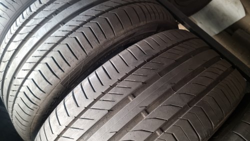 Комплект шин 255 45 R19 Continental ContiSportContact5 seal 7-8мм. 18г 23гОстаток 90%