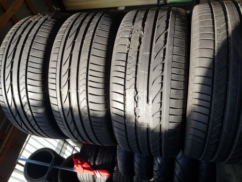 Комплект шин 255 50 R19 Bridgestone Dueler H/P sport RSC остаток 95% есть зад 285 45 R19