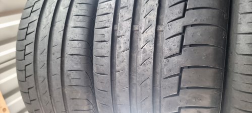 Комплект шин 225 55 r17 Continental PremiumContact 6 21г. 5.5-6mm 80% остаток