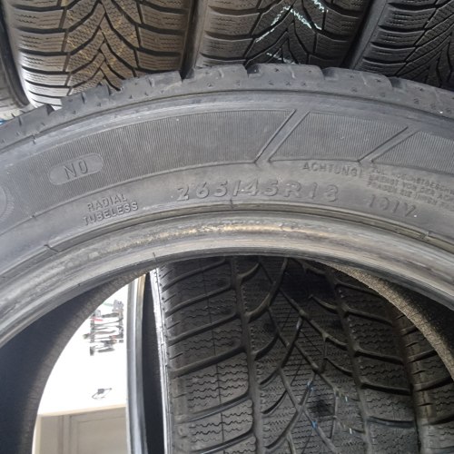 Комплект шин 265 45 r18 Dunlop Sp Winter Sport 3D(NO) 100%остаток 17г. Можно ставить на Vw Tiguan,и BMWx3