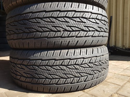 Комплект шин 255 60 R18 Continental ContiCrossContact LX 2 17г 19г. Остаток пара 99% пара 90