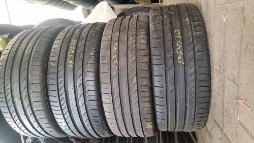Пара шин 255 40 r20 Continental ContiSportContact5 SUV conti seal 22г остаток 95% есть 235 45 r20 пара разношироким комплектом