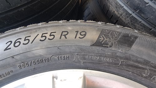 Комплект шин 265 55 r19 Michelin Pilot alpin 5suv 113H 42.19г. 99% остаток как новая 9мм