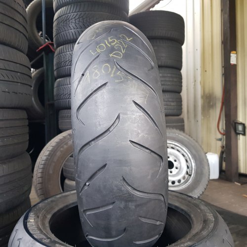 180 55 R17 Dunlop Sport max D222 M остаток 90% прокол