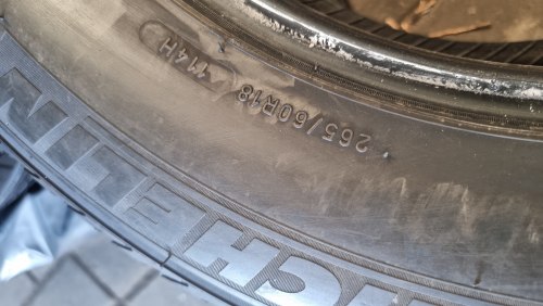 Комплект шин 265 60 R18 Michelin Latitude alpin la2 остаток 90%
