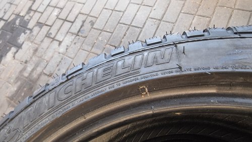 Комплект шин 255 40 R19 Michelin Pilot alpin pa4 7mm. остаток 90%