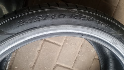 Пара шин 245 40 r20 Pirelli Pzero pz4 rsc 21г. Омолог.bmw Как новая 95% остаток 6.5мм