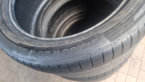 Комплект шин 315 35 r20 Continental ContiSportContact 5 rsc остаток 75%.перед 275 40 r20 90%остаток