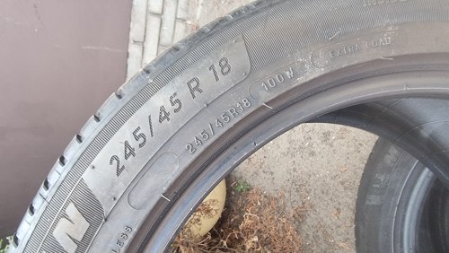 Пара шин 245 45 r18 Michelin Primacy 4 21г. 90% остаток