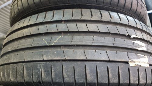 Пара шин 225 50 r18 Pirelli Pzero pz4. bmw 99w 18г. 90%остаток 6.5мм