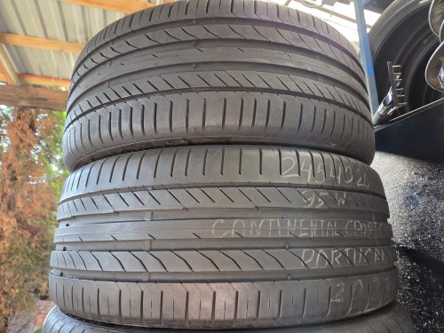 Пара шин 245 40 r20 Continental ContiSportContact 5 7mm.90%остаток 17г-23г.