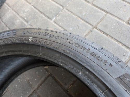 Пара шин 245 40 r20 Continental ContiSportContact 5 7mm.90%остаток 17г-23г.