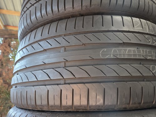 Пара шин 245 40 r20 Continental ContiSportContact 5 7mm.90%остаток 17г-23г.