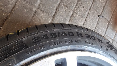 245 40 r20 Continental ContiSportContact 5 7mm.90%остаток