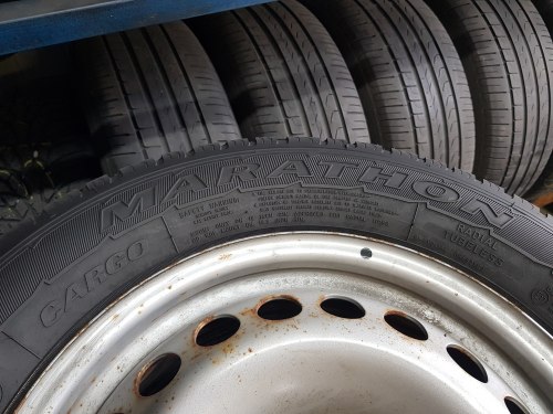 Пара шин 215 65R16C Goodyear Marathon cargo 106/104T 19г. Остаток 100%