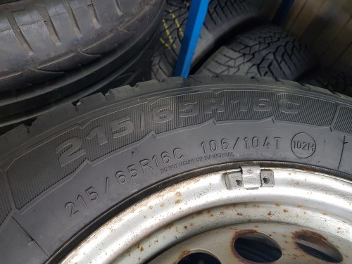 Пара шин 215 65R16C Goodyear Marathon cargo 106/104T 19г. Остаток 100%
