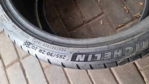 285 30 r20 Michelin Pilot sport 4s bmw 2022г. как новая 99% остаток. Космет