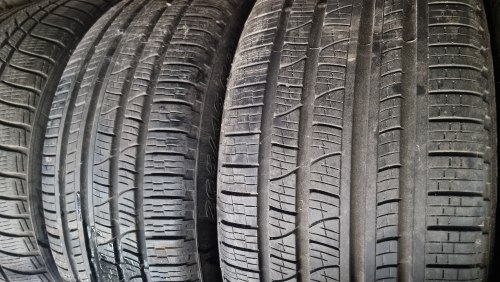 Комплект шин 265 45 r20 Pirelli Scorpion verde allseason 19г. Как новые порше зад 295 40 r20 разноширокие