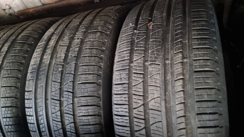 Комплект шин 265 45 r20 Pirelli Scorpion verde allseason 19г. Как новые порше зад 295 40 r20 разноширокие