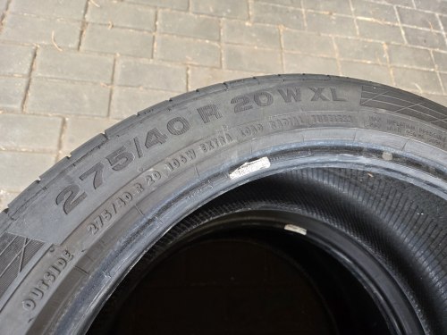 Пара шин 275 40 R20 Continental ContiSportContact 5 SSR RSC SUV 21г. Остаток 85%