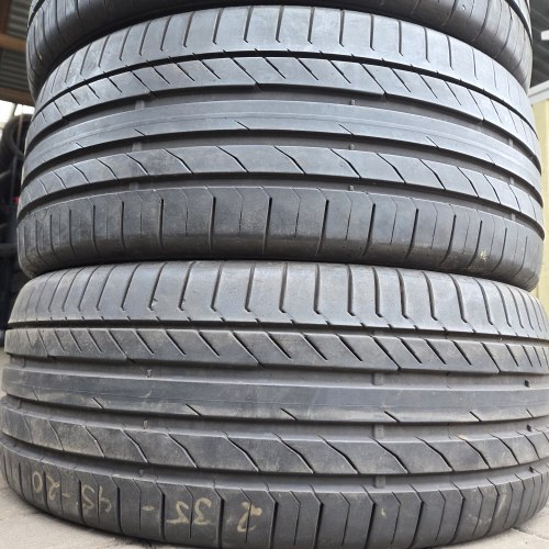 Комплект шин 235 45 R20 Continental ContiSportContact 5 SUV пара22г, пара б.г остаток 6.7мм-7.2мм