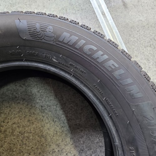 Пара шин 215 65 R16 Michelin Alpin 6 19г. Остаток 90%