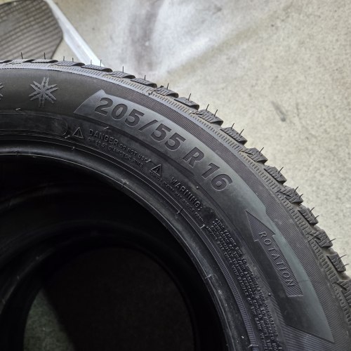 Пара шин 205 55 R16 Michelin Alpin 5 17г. Остаток 99%