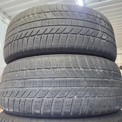 Пара шин 225 55 R17 Continental Winter Contact TS 870p 21г. Остаток 4мм.