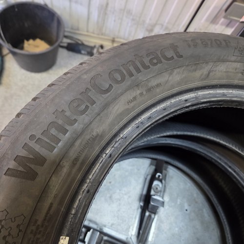 Пара шин 225 55 R17 Continental Winter Contact TS 870p 24г. Остаток 95%