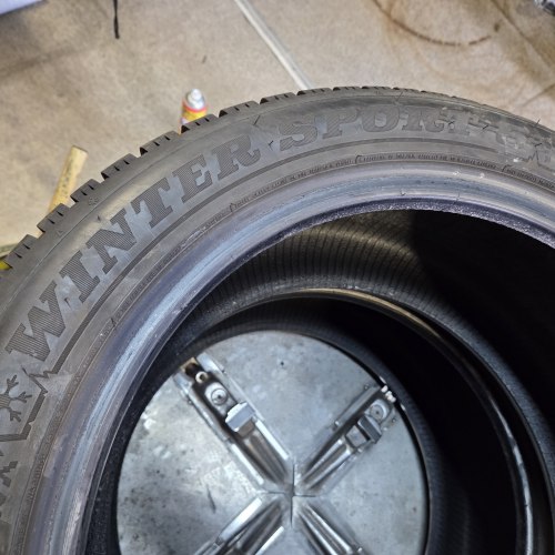 Пара шин 245 45 R17 Dunlop Winter sport 5 42н.22г. Остаток 98% 8.8мм