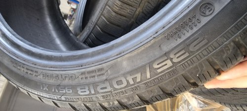 Комплект шин 235 40 r18 Nokian Wra4 18г 95v 8mm-6.7мм