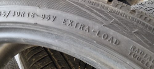 Комплект шин 235 40 r18 Nokian Wra4 18г 95v 8mm-6.7мм