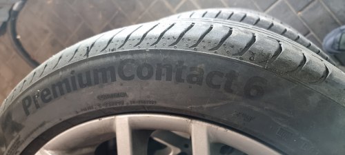 Комплект шин 235 50 R19 Continental Premium contact 6 23г. Сост.95% 6.5mm