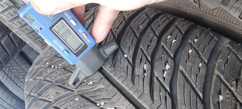 Комплект шин 225 65 r17 Michelin Pilote Alpin 5 SUV 18g.95% остаток 7.5мм