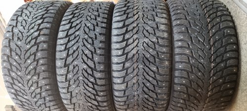 Комплект шин 275 40 r18 Nokian Hakkapelita 9 шипы 245 45 r18перед new 99%остаток 21г