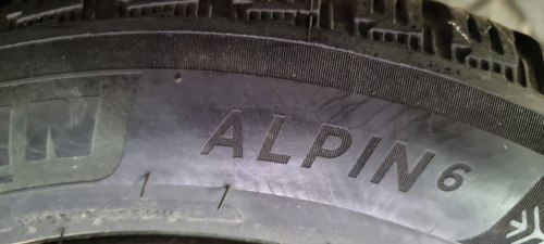 Пара шин 205 55 r16 Michelin Alpin6 21г. 6.3мм