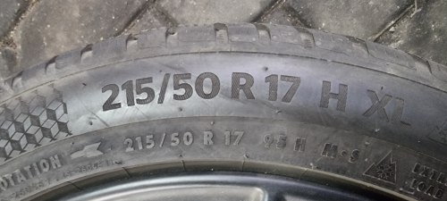 Пара шин 215 50 r17 Continental WinterContact TS870p 6.5mm 21г.
