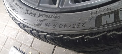 Пара шин 235 40 r18 Michelin Pilote Alpin 5 22г. 7.5мм 99%остаток