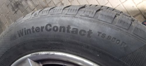Комплект шин 205 60 r16 Continental Winter Contact TS 850p 6-6.5мм 18г. Остаток 80%