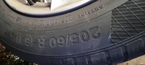 Комплект шин 205 60 r16 Continental Winter Contact TS 850p 6-6.5мм 18г. Остаток 80%