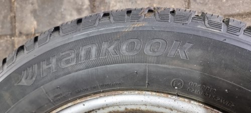 Комплект шин 195 65 r16c Hankook Winter icept lV 21г. Пара9мм.пара 5.5-6mm можно с дисками на vito