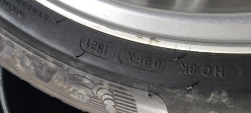 Комплект шин 225 55 r17 Michelin Alpin 6 21г.пара 7.5mm. 19г.6мм