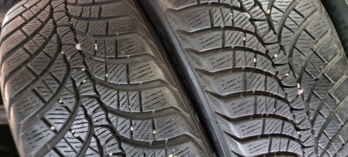 Пара шин 225 55 r17 Kumho Wintercraft wp71 17г. 8.2мм 95% остаток