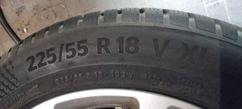 Комплект шин 225 55 r18 Continental WinterContact TS870p 21г. Пара нов. Пара7мм