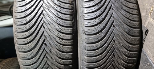Пара шин 225 55 r17 Michelin Alpin 5 7mm. 90% остаток
