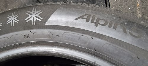 Пара шин 225 55 r17 Michelin Alpin 5 7mm. 90% остаток