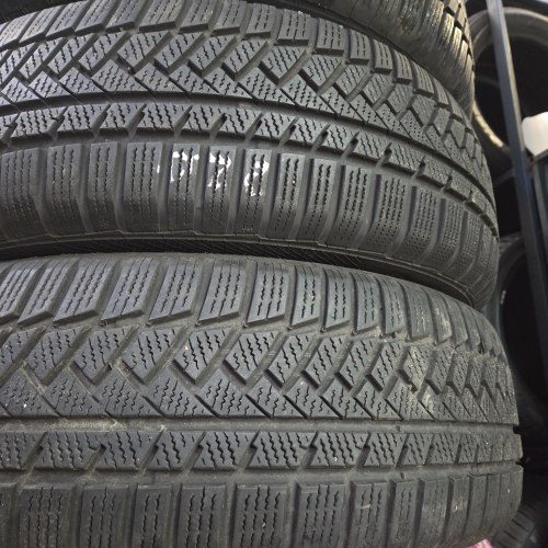 Комплект шин 225 65 R17 Continental Winter Contact TS 850 P 17г. Остаток 7.2 - 6.8мм.